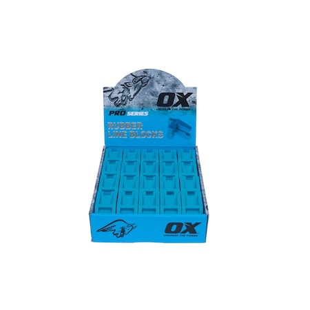 Ox Tools Pro Rubber Line Block, 40-Pack OX-P101801-40